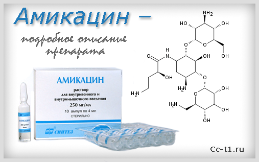 Амикацин - подробное описание препарата